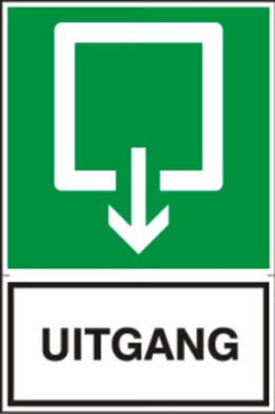 Artelli Sticker Uitgang (Prijs per stuk)