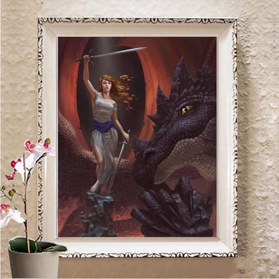 Volledige vierkante/ronde boor 5D DIY Diamond schilderij borduurwerk kruissteek 5D Home Decor cadeau Full Square 20X30CM