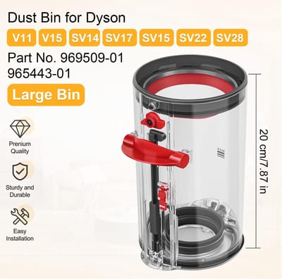 Stofreservoir Geschikt voor Dyson V11 V15 SV14 SV15 SV22 SV17 Animal Absolute Total stofzuigers-Belle's product