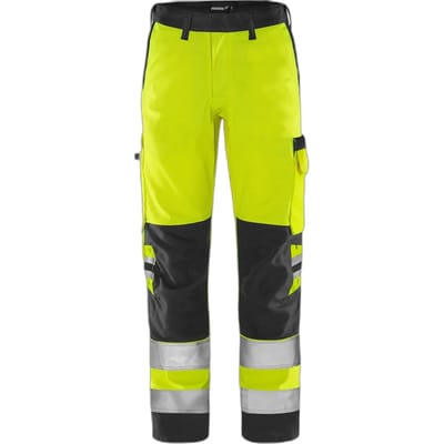 Hoge-visibility werkbroek klasse 2 Fristads Green 2651 GPLU