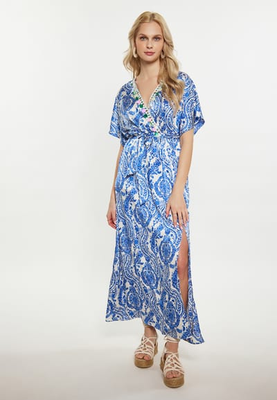 IZIA Jurk Dames blauw