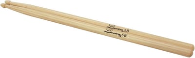 Dimavery DDS-5B Drumstokken - Hickery - Houten tip - Dikte 5B - Drumsticks - 2 Stuks Drumstick / Drumstok