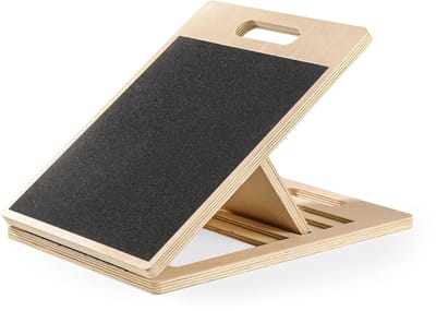 Stervia Kuitenrekker - Stretchbord - Professionele Houten Schuine Plank - Anti Slip Laag - 4 Stretchstanden - 30 cm breed