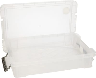 Whitefurze Allstore Opbergbox - 5,5 liter - kunststof - 39 x 25 x 9 cm