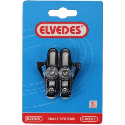 Elvedes Race velgremschoenen - 55mm - White Compound - Shimano compatibel - Aluminium cartridge