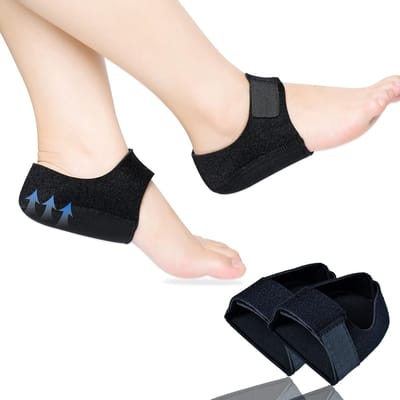 Inlegzolen - Steunzolen - Gel hielkussentjes - Voor plantaire fasciitis - Hielpijn en achillespeesontsteking - Beschermers en kussentjes voor mannen en vrouwen - 1 paar
