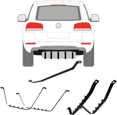 Brandstoftank klemmen voor Volkswagen Touareg 2002-2010