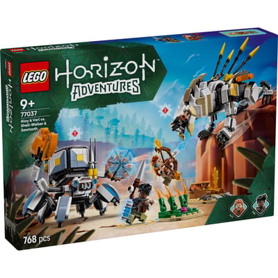LEGO Icons LEGO® ICONS™ 77037 aloy en Varl vs. pantserwandelaars en zaagtanden