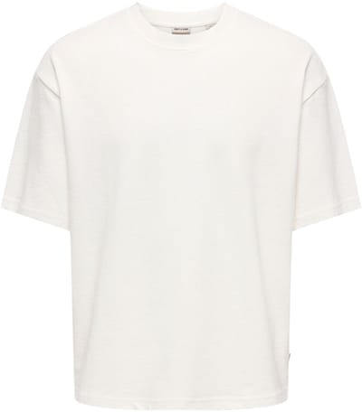 ONLY&SONS - ONSLENNY OVZ SS STRCT TEE NOOS - Heren - T-shirts