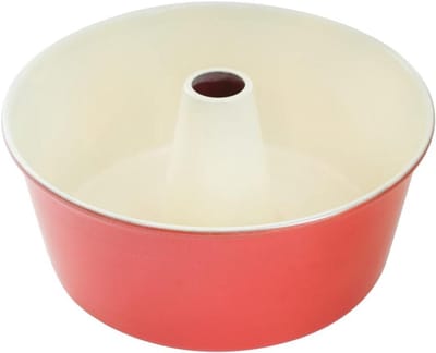 Rode Cakevorm met Anti-aanbaklaag voor Angel Food Cake en Bundt Cakes
