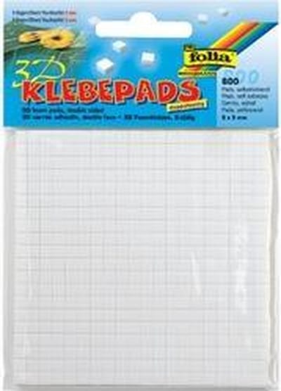 folia 3D zelfklevende pads, 5 x 5 mm