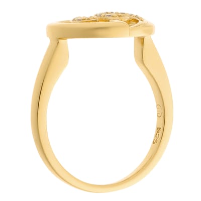 Orphelia Dames 925 Sterling Zilveren Ring - Goud ZR-7084/2