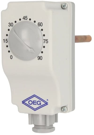 OEG - 211208000 - dompelthermostaat - 1/2" TC 2-100- 0-90gr - dompellengte 10cm