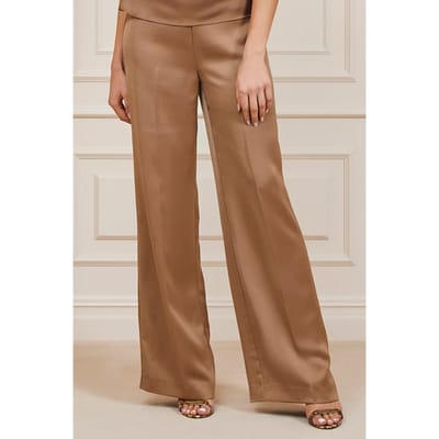 GUESS Marciano By  Michelle Pants Truffle Dust Multi Maat: 36 | Wijde Broeken Outlet | Dames | Beige