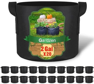 Plantenzakken met handgrepen 3,5-4,5 l - 20 stuks
