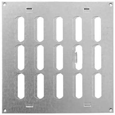 Europlast Metalen rooster verstelbaar 200x200 gegalvaniseerd - MR2020RZn