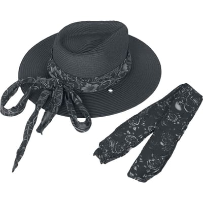 Black Premium by EMP Hoed - Zomerhoed - voor Vrouwen - zwart