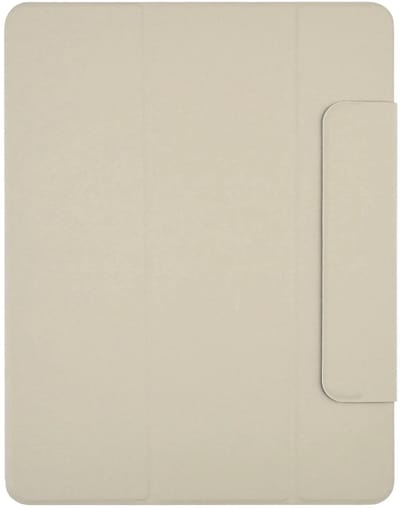 Pomologic BookCover Hoesje iPad Air 13 (M2-M4) – Super Slanke Bescherming – Magnetische Connectie – Compatibel met iPad Pro 12.9-inch 4/5/6 Gen - Wit