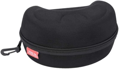Goggles Organizer voor Zonnebrillen en Brillen - Beschermende Opbergtas met Rits, Praktisch en Comfortabel, Zwart, Ideaal voor Oogaccessoires en Skiën