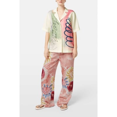Scotch & Soda Placed Print Short Sleeve Shirt Lucebert Print Taglia: 34 | Magliette intime Outlet | Donna