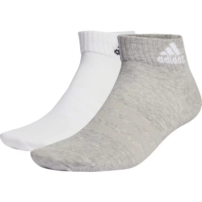 Adidas Sportswear Dunne En Lichte Sportswear Enkelsokken 6 Paar - Unisex - Grijs