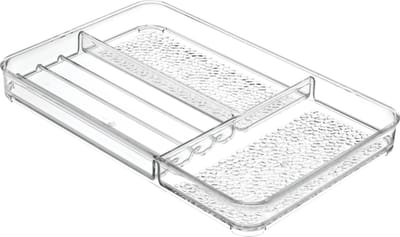 iDesign - Rain Finishing Tray Med - Kunststof - Transparant