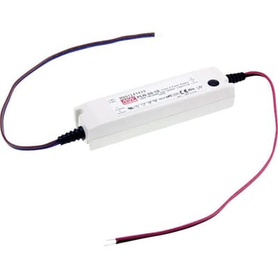MEAN WELL PLN-20-24 LED-driver, LED-transformator Constante spanning, Constante stroomsterkte 19 W 0.8 A 18 - 24 V/DC PFC-schakeling,