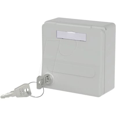 Metz Connect Modul-Unterputz-Gehäuse mit Klappdeckel und Schloss Behuizing Opbouw (op muur)