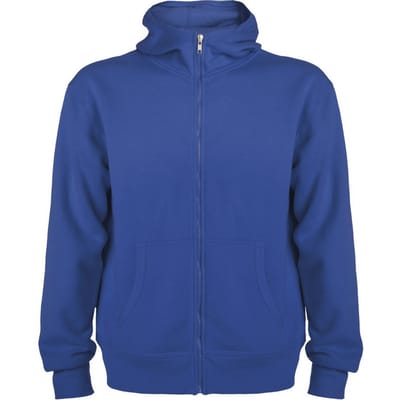 Roly Heren Montblanc Full Zip Hoodie (Koningsblauw)