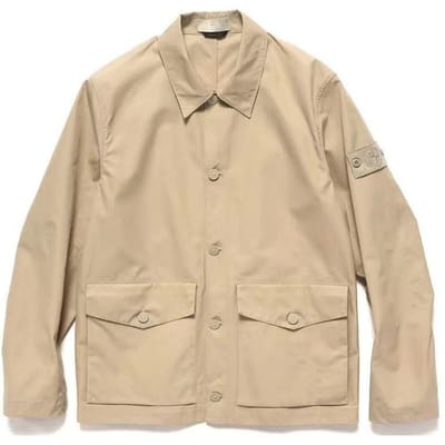 Stone Island Kompas Patch Jas Beige Heren Bovenkleding Bruin 7815437F1-V0090 M beige