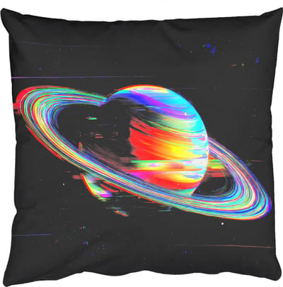 Sierkussens - Kussentjes Woonkamer - 50x50 cm - Planeet - Cirkel - Kleurrijk