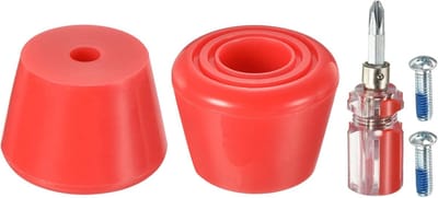 Rolschaats Remblokken Rubber - 82A Teenstops Inclusief Schroevendraaier - Geschikt voor Quad Skates