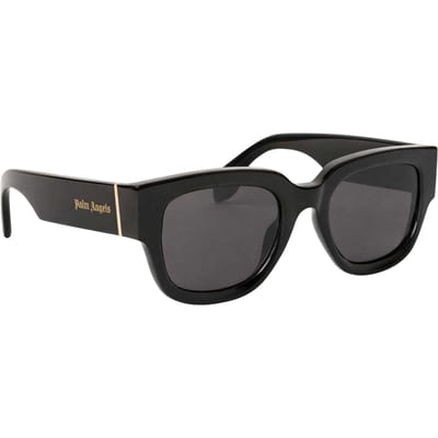Palm Angels Heren Monterey Rechthoek Zonnebril (Zwart)
