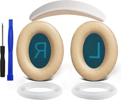 Vervangingsset voor Bose QuietComfort 25, Oorkussens, Hoofdband en Oorkussenhoezen voor Comfortabel Geluid