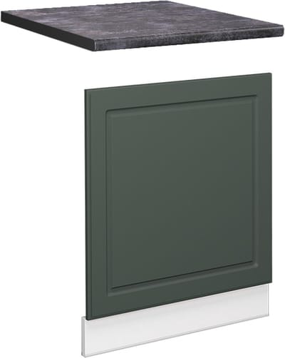 Vicco Fame-Line Frontpaneel – 60 cm, WB Antraciet Groen-Goud Landhuis