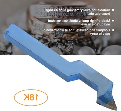 Metaalstempel voor sieraden, gebogen ontwerp markeertang voor ringen en armbanden, ideaal voor metaalbewerking en sieraden maken