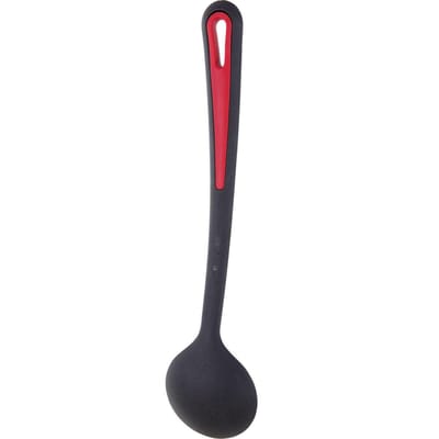 Westmark Groente-/woklepel, roerlepel, lengte: 31,5 cm, Gallant, zwart/rood, 29652270