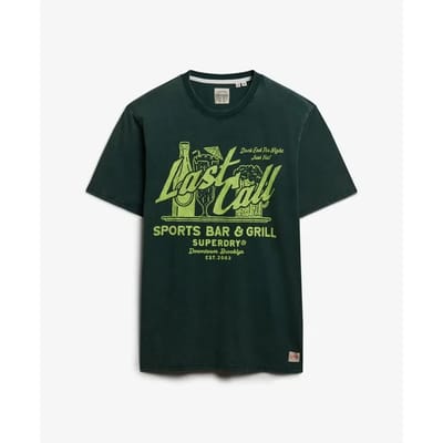 Superdry - Local Business T-shirt met losse pasvorm - Heren - T-shirts