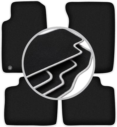 CARLUX-SILVER automatten voor: Opel Omega A sedan, stationwagen (1986-1994)