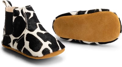 Supercute enkelaarsjes Chelsea boots dierenprint giraffeprint 6 - 12 maanden maat 19