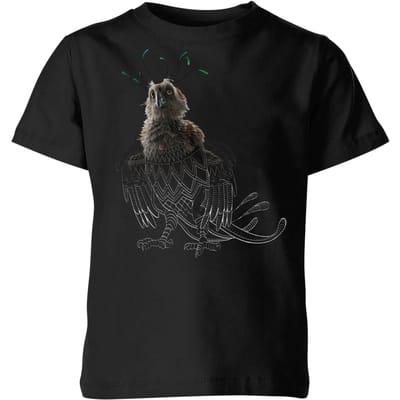 Fantastic Beasts Tribal Augurey kinder t-shirt - Zwart - 98/104 (3-4 jaar)