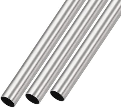 Allecto - Roestvrijstalen buis - 14 mm OD - Sterke kwaliteit - 300 mm lengte - Pijpleiding voor thuis machines - Geschikt voor diverse toepassingen