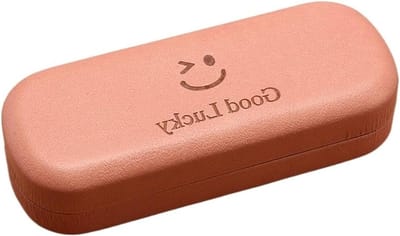 Brillenkoker - Brillenhoes Hardcase - Brillen Beschermen - Drukbestendige Schaal - 16 x 6.3 x 3.8 cm - Geel