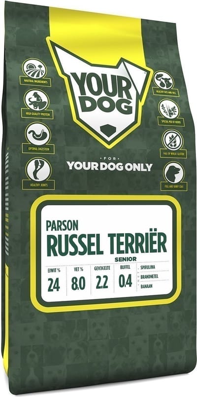 Yourdog Parson russel-terriër Rasspecifiek Senior Hondenvoer 6kg | Hondenbrokken