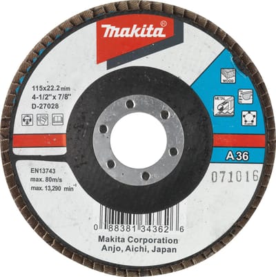 Makita D-27115 Lamellenschijf Aluminium 125mm K120
