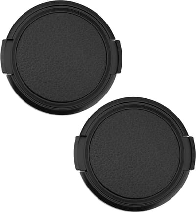 MTTproducts - 2 Stuks Lensdop 55 mm met Zijknijpsluiting voor Camera