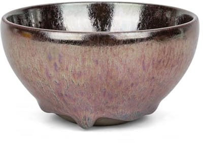 Handgemaakte Keramische Scheerkom voor Mannen - Natuurlijke Onregelmatige Glaze Design