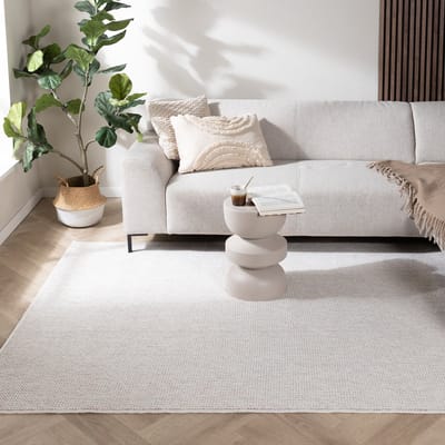 NATURL. Laagpolig vloerkleed - Lykke Creme - 160x230cm