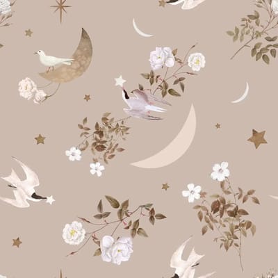 Baby behang Dekornik Birds In The Night Sky
