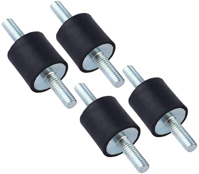 Rubber Buffer M6 voor Luchtcompressor en Waterpompen - Antivibratie Montage en Schokdemper voor Benzinemotoren en Machines